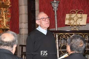 Visita del nuncio del Papa a la Basílica de Telde/Francisco Javier Santana y Antonio Alí.